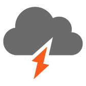 Couverture nuageuse irrÃ©guliÃ¨re avec possibilitÃ© d'orage